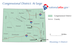 1869年以来のワイオミング州の特別選挙区