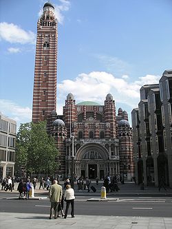 Westminster Cathedral van Victoria Street