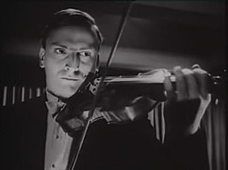 Yehudi Menuhin in de film "Stage Door Canteen" (1943)