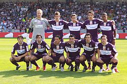 The winning team in the ÖFB-Cup Final 2009 in Mattersburg