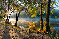 Parque nacional "Sviati Hory" (Montanhas Sagradas), Donetsk Oblast, Ucrânia    