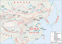 Gebied van de Qing-dynastie (1820)  