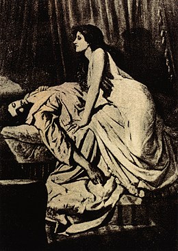 Il vampiro , di Philip Burne-Jones, 1897