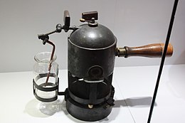 Listera karbola tvaika izsmidzināšanas aparāts, Hunterian muzejs, Glāzgova