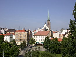 Old town with cathedral from east