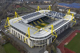 Signal Iduna Park is het grootste voetbalstadion van Duitsland.