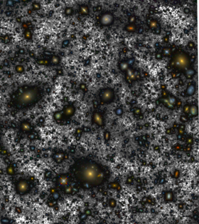 Snímka z Hubblovho ultrahlbokého poľa ABYSS WFC3/IR (24. januára 2019)