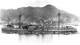 Zhenyuan, det starkaste slagskeppet i Beiyang-flottan  