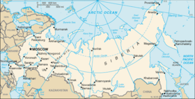 Mapa da Rússia     