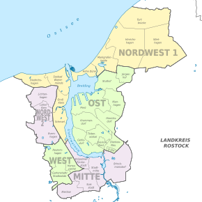Rostock districts