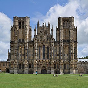 Early English: West façade of Wells Cathedral, c. 1260