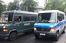 Berlin police squad car
