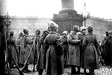 Members of the women's battalion that defended the Winter Palace