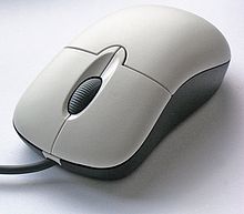 Un ratón de ordenador  