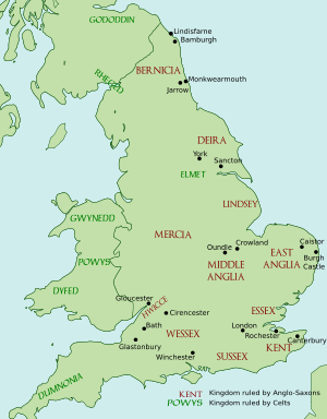 El Reino de Elmet entre Mercia y Deira