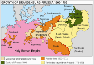 Wzrost gospodarczy Brandenburgii-Prusy, 1600-1795