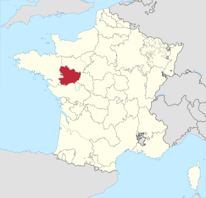Mappa di Anjou.