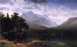 "Monte Washington" de Albert Bierstadt; pintura al óleo; 1862