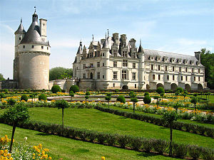 Kasteel van Chenonceau in de Loire-vallei, Frankrijk