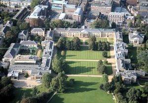 Downing College dall'alto