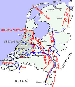 Glavne nizozemske obrambne črte