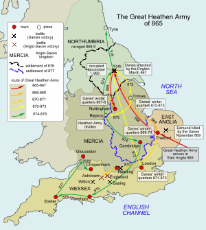 Batallas del gran ejército pagano 865-878