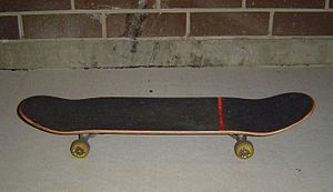 En skateboard  