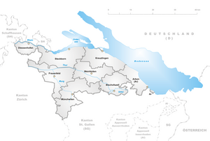 Distritos del Cantón de Turgovia  