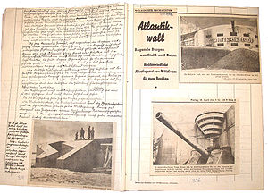 Friedrich Kellner Dagboek. 25 april 1943: "De versterkingen van de Atlantikwall zullen de geallieerden niet tegenhouden.