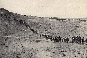 Armenier som tvingades lämna sina hem under det armeniska folkmordet.  