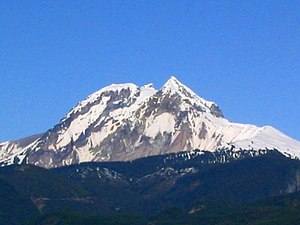 Mount Garibaldi, gezien vanuit Squamish.