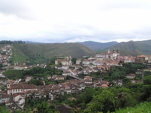 Udsigt over Ouro Preto