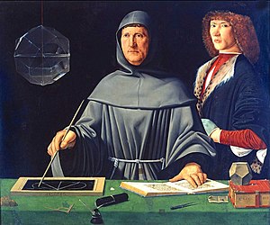 Obraz Luca Pacioli, prawdopodobnie namalowany przez Jacopo de' Barbari