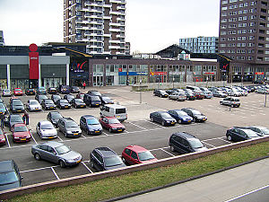 Parkeerterrein in Nederland