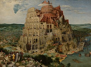 Babylonská věž, Pieter Bruegel starší (1563)