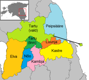 Kommuner i Tartu län  