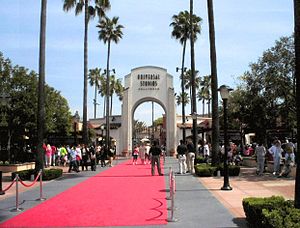 Porta para Universal Studios, Hollywood.