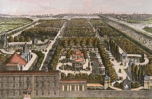 Pohled na zahrady Vauxhall Gardens v roce 1751  