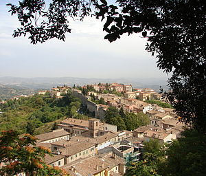 Perugia, wo sich die Ermordung von Meredith Kercher im November 2007 ereignete