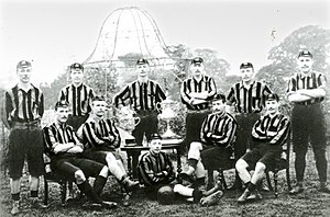 The victorious FA Cup team of 1893.
