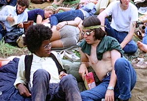 Hippies no festival