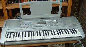 Una tastiera musicale