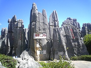 El bosque de piedra de Yunnan  