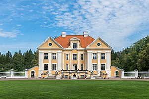  Een landhuis in Estland.