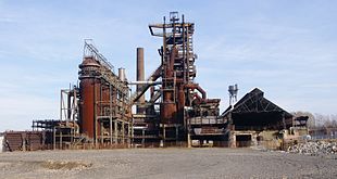 Blast furnace plant of the former mining company "Phoenix West" in Dortmund