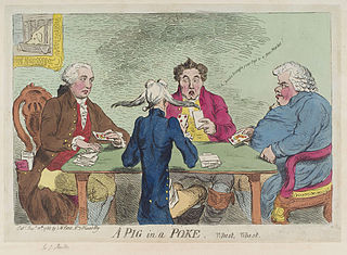 Fumetto del 1788 di James Gillray