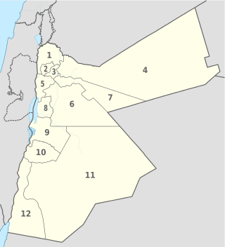 Mapa de las gobernaciones.  