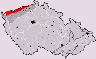 The main unit Krušné hory in the geomorphological classification of the Czech Republic.