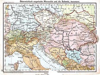 Austria-Hungary, the Kingdom of Italy and the German Empire in 1899