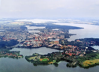 Aerial view of Schwerin